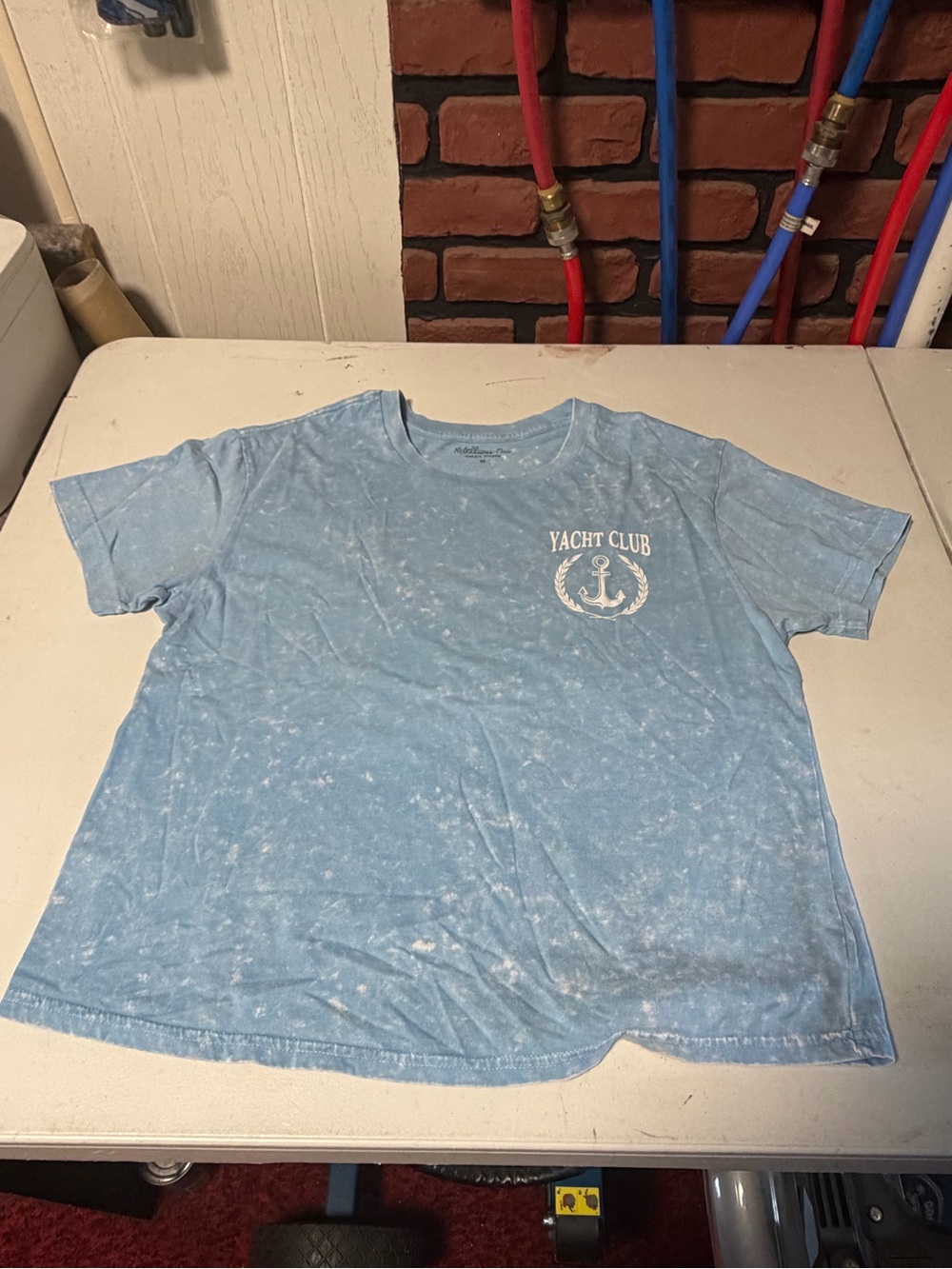 Blue Crop Tee